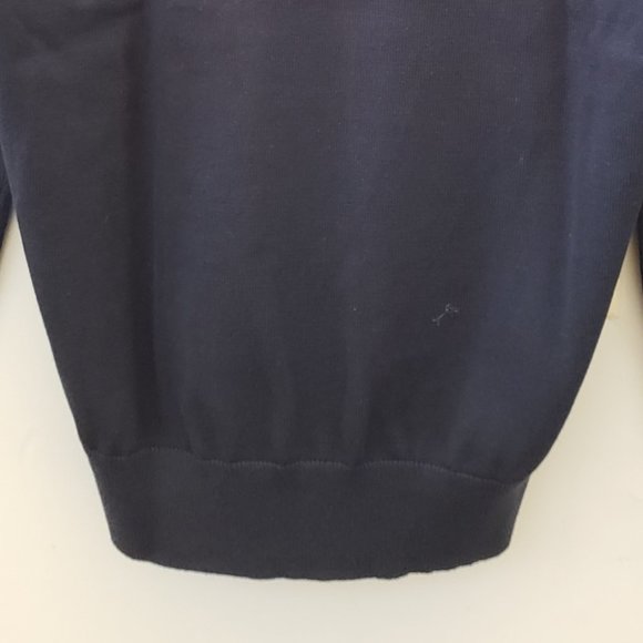 Lands' End Men's Navy V-neck Sweater Size Small - Picture 7 of 8